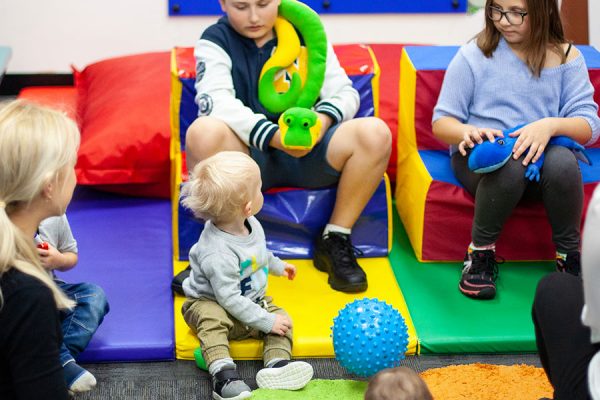 Group Therapy - children playing in a group